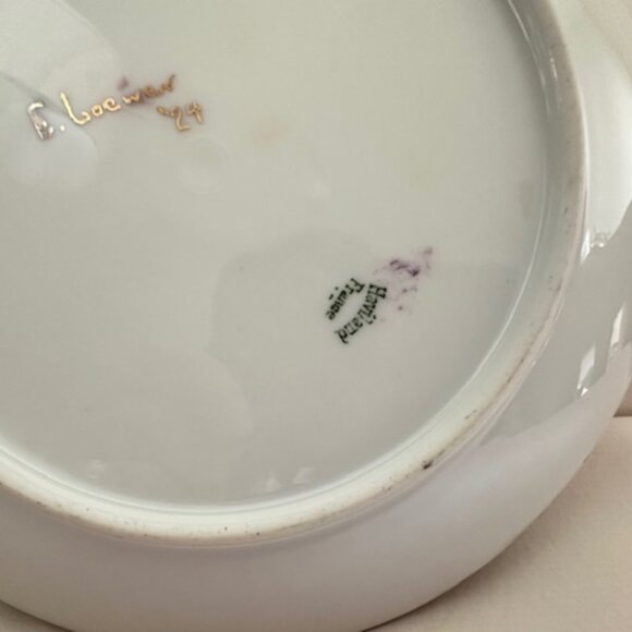 Antique Limoges Hand Painted Plate - Picture 7 of 7